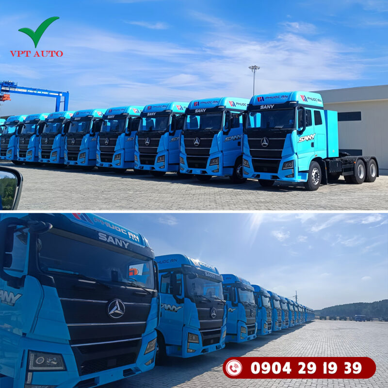 Xe đầu kéo điện sany, xe tải điện sany